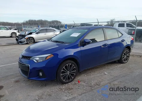 2014 Toyota Corolla S Plus из США, поврежденный, VIN 2T1BURHE2EC168575